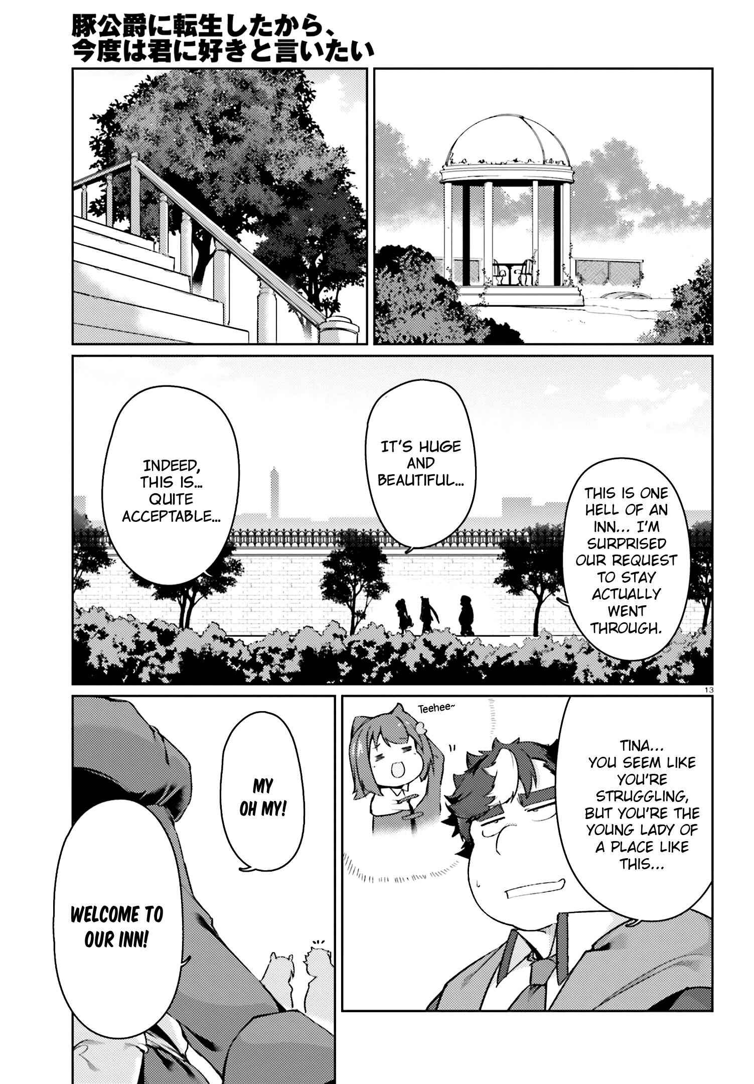 Buta Koushaku ni Tensei Shitakara, Kondo wa Kimi ni Suki to Iitai Chapter 14 14